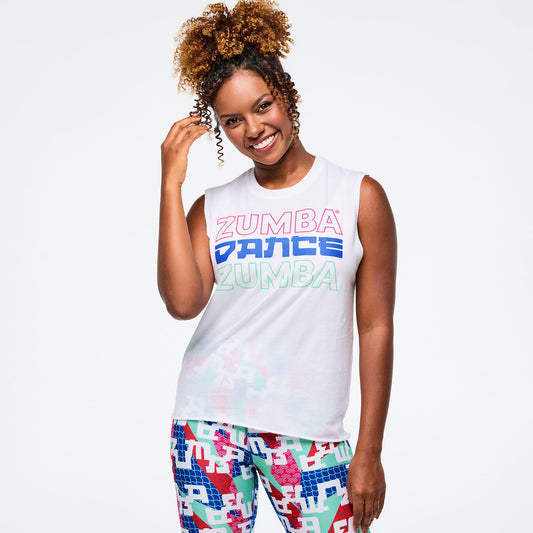 Eastern Flavor Crew Neck Muscle Tank Z1T001059