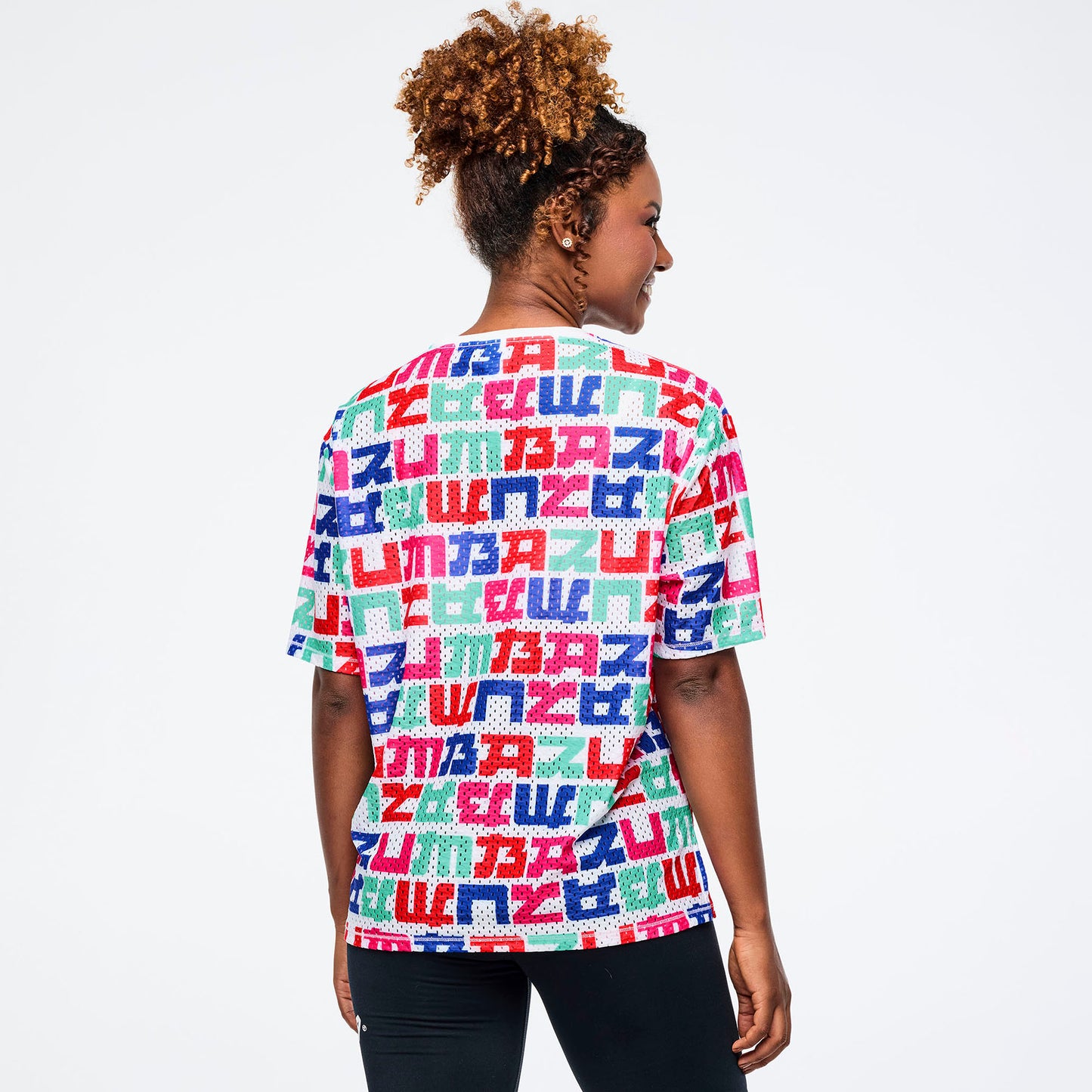 Eastern Flavor Boxy Mesh Top With Side Slits Z1T001065