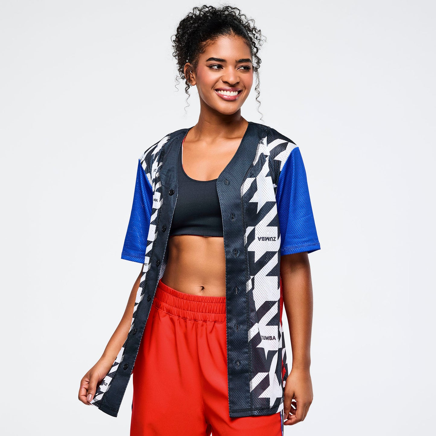 Zumba Amour Baseball Button-Up Jersey Z1T001078
