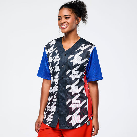 Zumba Amour Baseball Button-Up Jersey Z1T001078