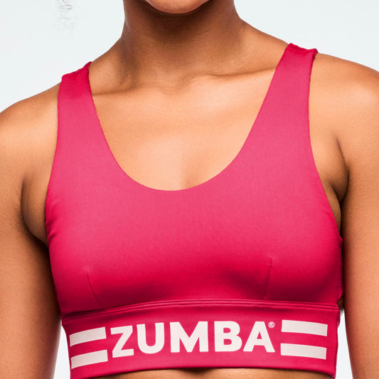 Class of 2001 Racerback Scoop Neck Bra - Deep Pink Z1T001083