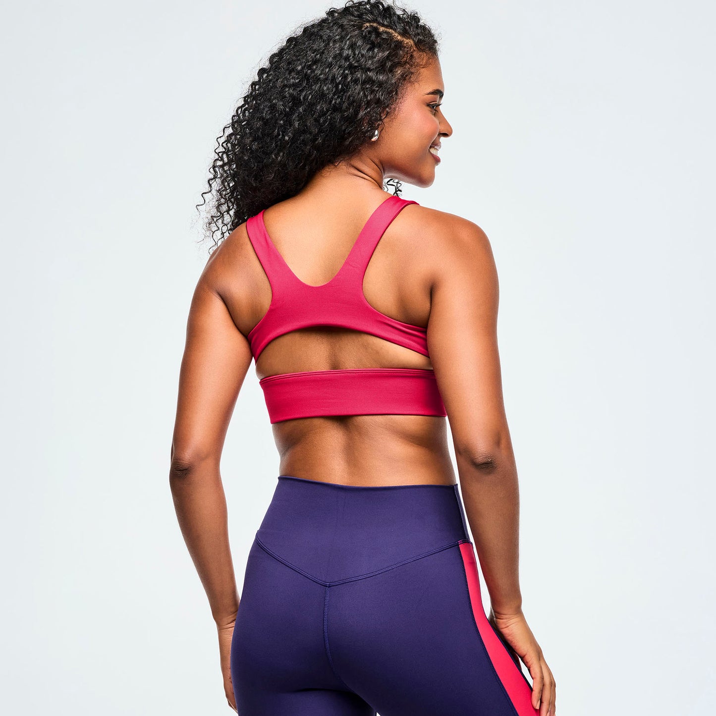 Class of 2001 Racerback Scoop Neck Bra - Deep Pink Z1T001083