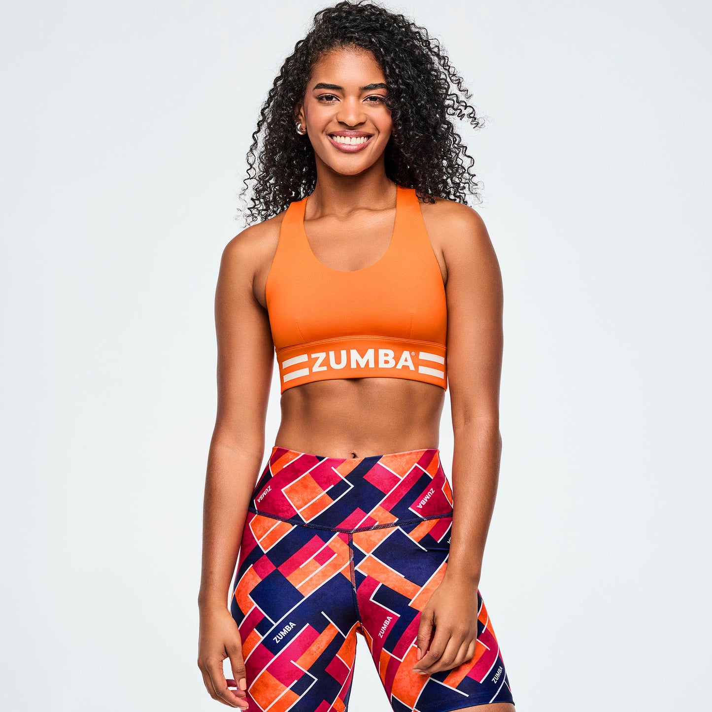 Class of 2001 Racerback Scoop Neck Bra - Orange Punch Z1T001083