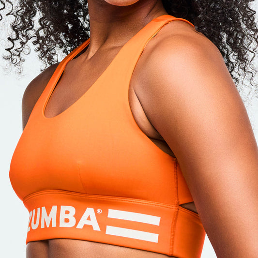 Class of 2001 Racerback Scoop Neck Bra - Orange Punch Z1T001083