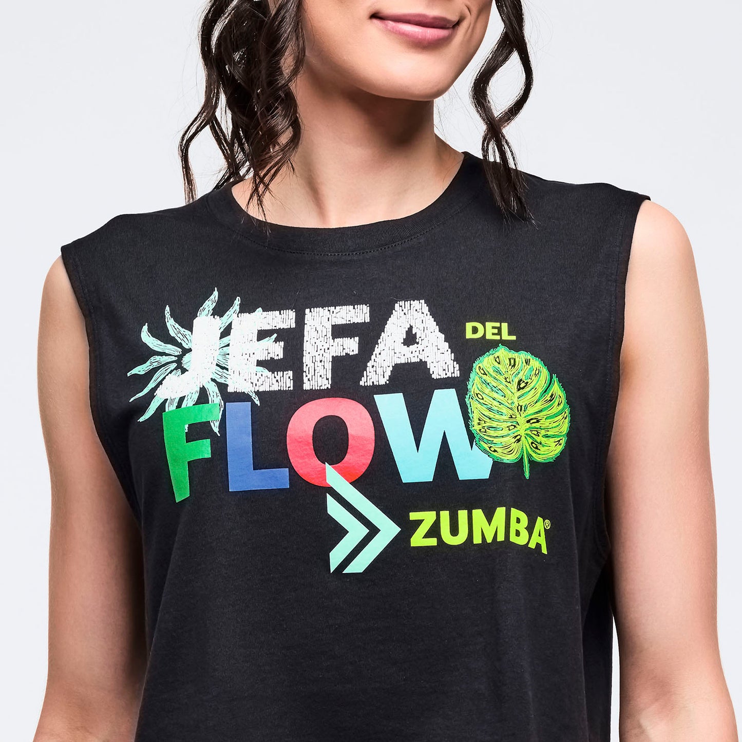 Latin Movement Muscle Crop Tank Z1T001092