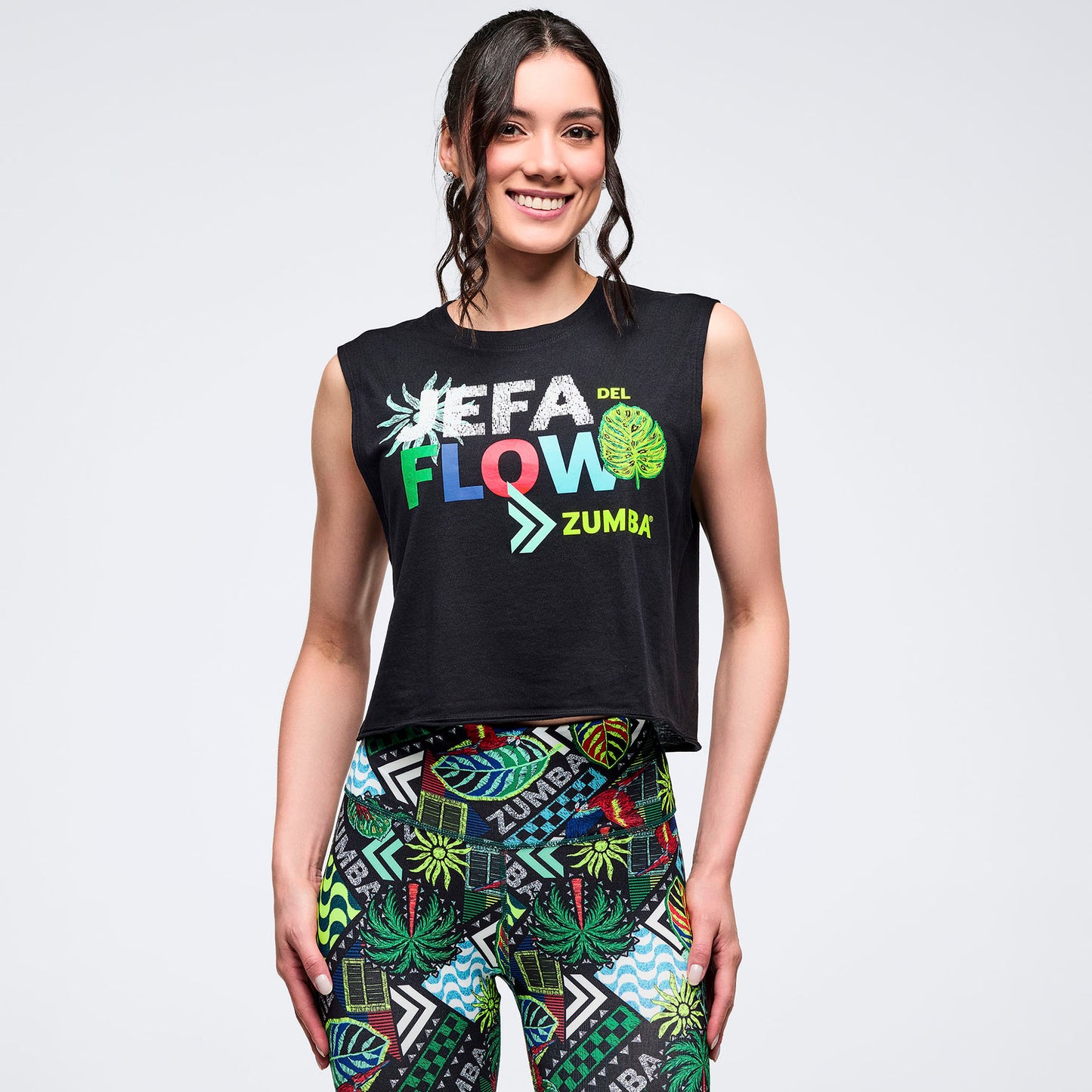 Latin Movement Muscle Crop Tank Z1T001092