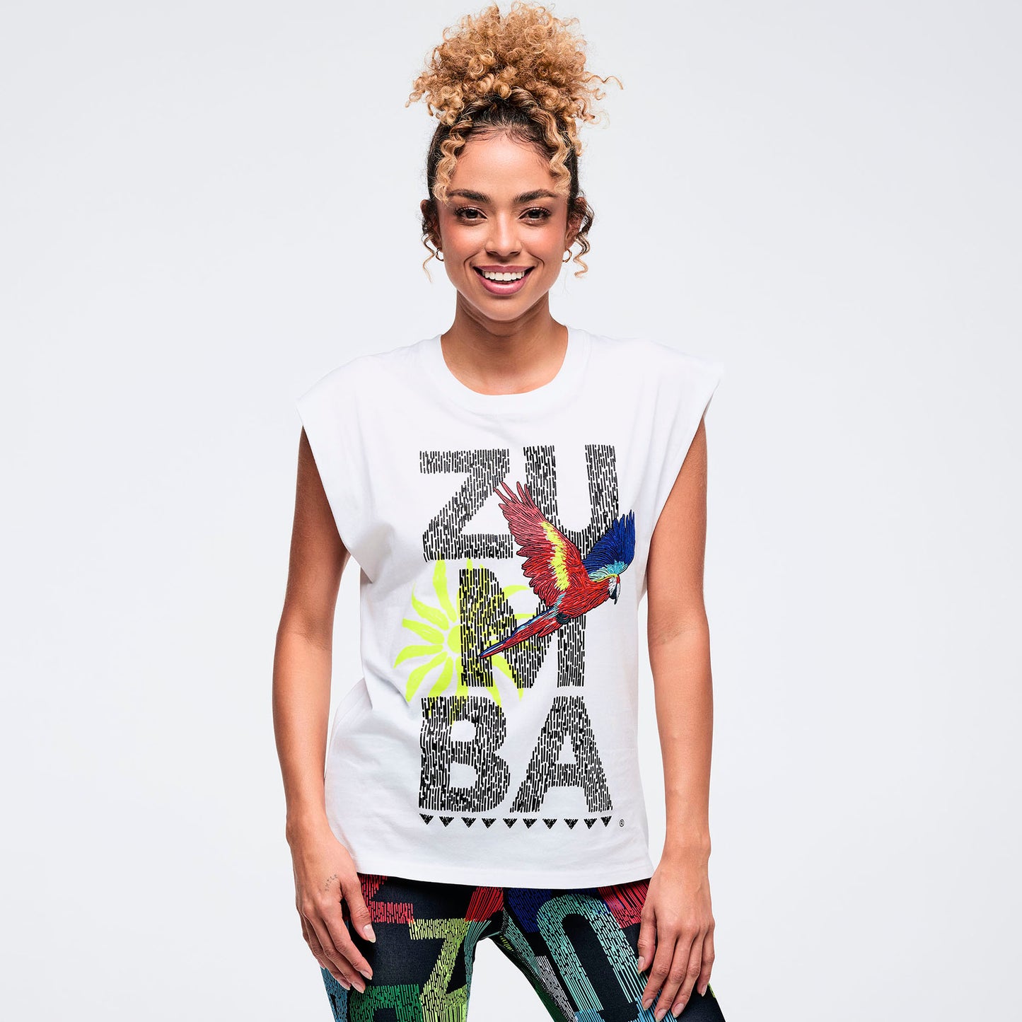 Latin Movement Muscle Tank With Extended Shoulder Z1T001094