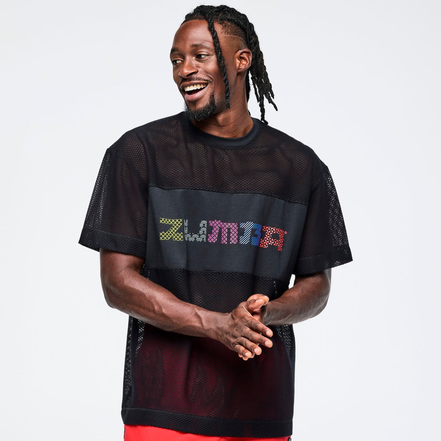 Eastern Flavor Boxy Mesh Top Z1T001110