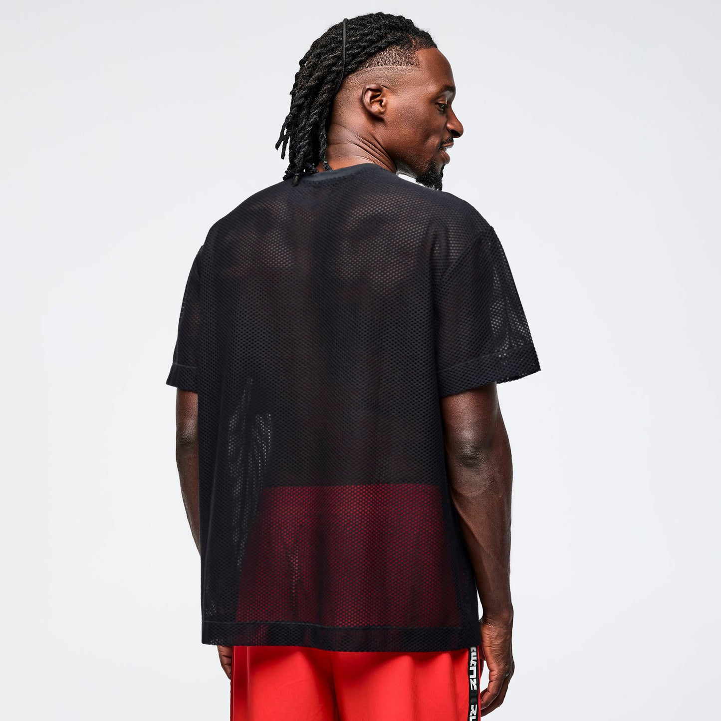 Eastern Flavor Boxy Mesh Top Z1T001110