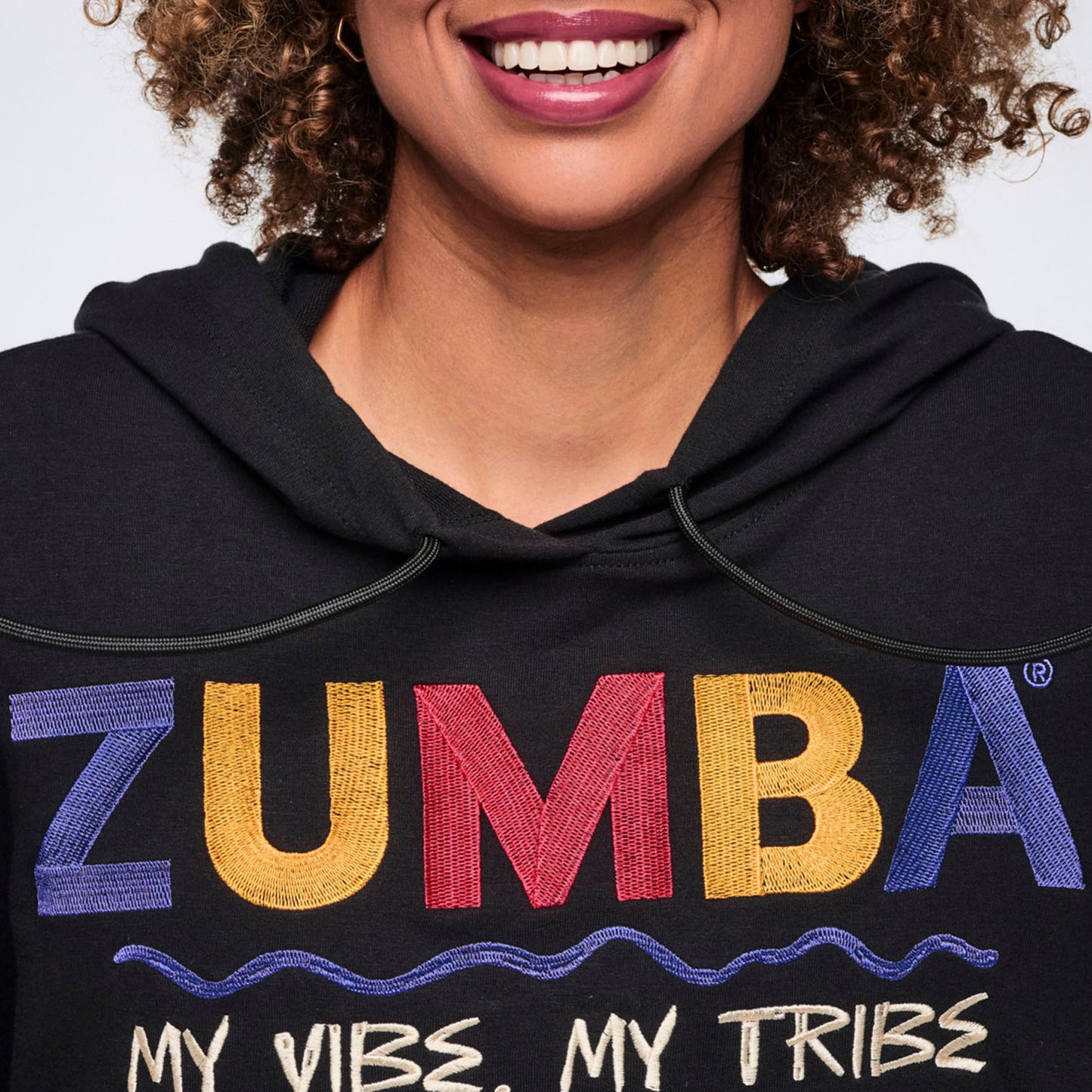 Wildbeat Short Sleeve Crop Pullover Hoodie Z1T001127