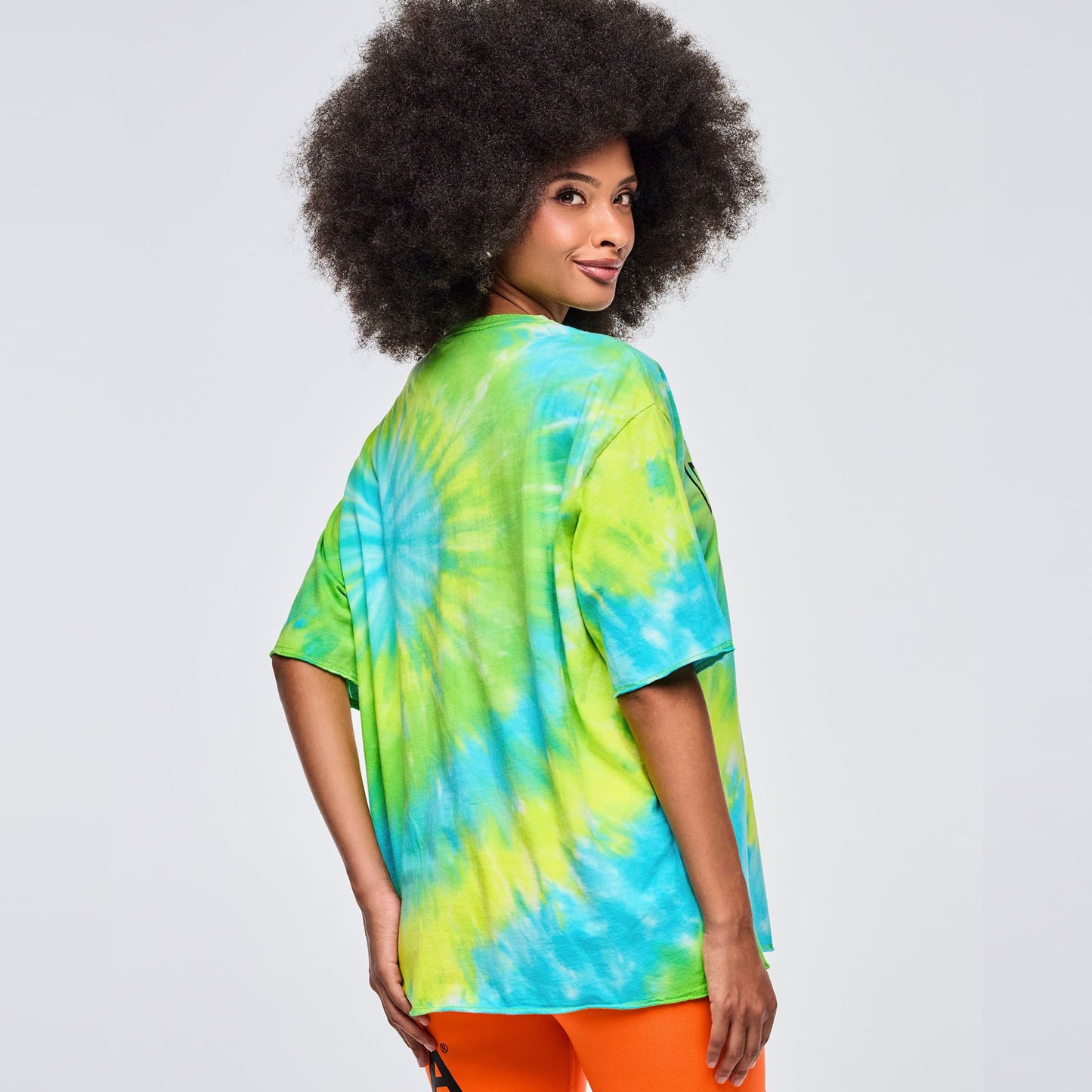 Neon Boxy Top - Blue/Green