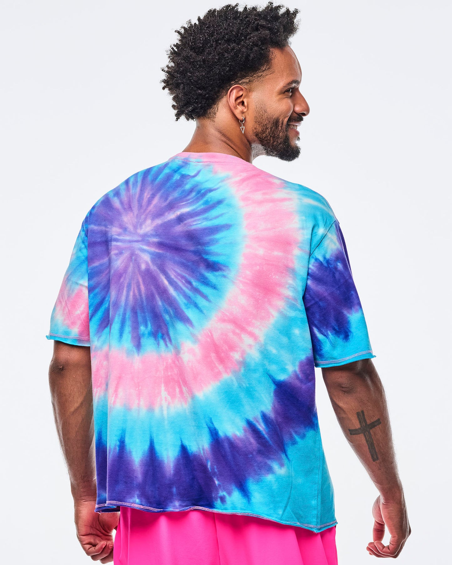 Neon Boxy Top - Pink/Purple