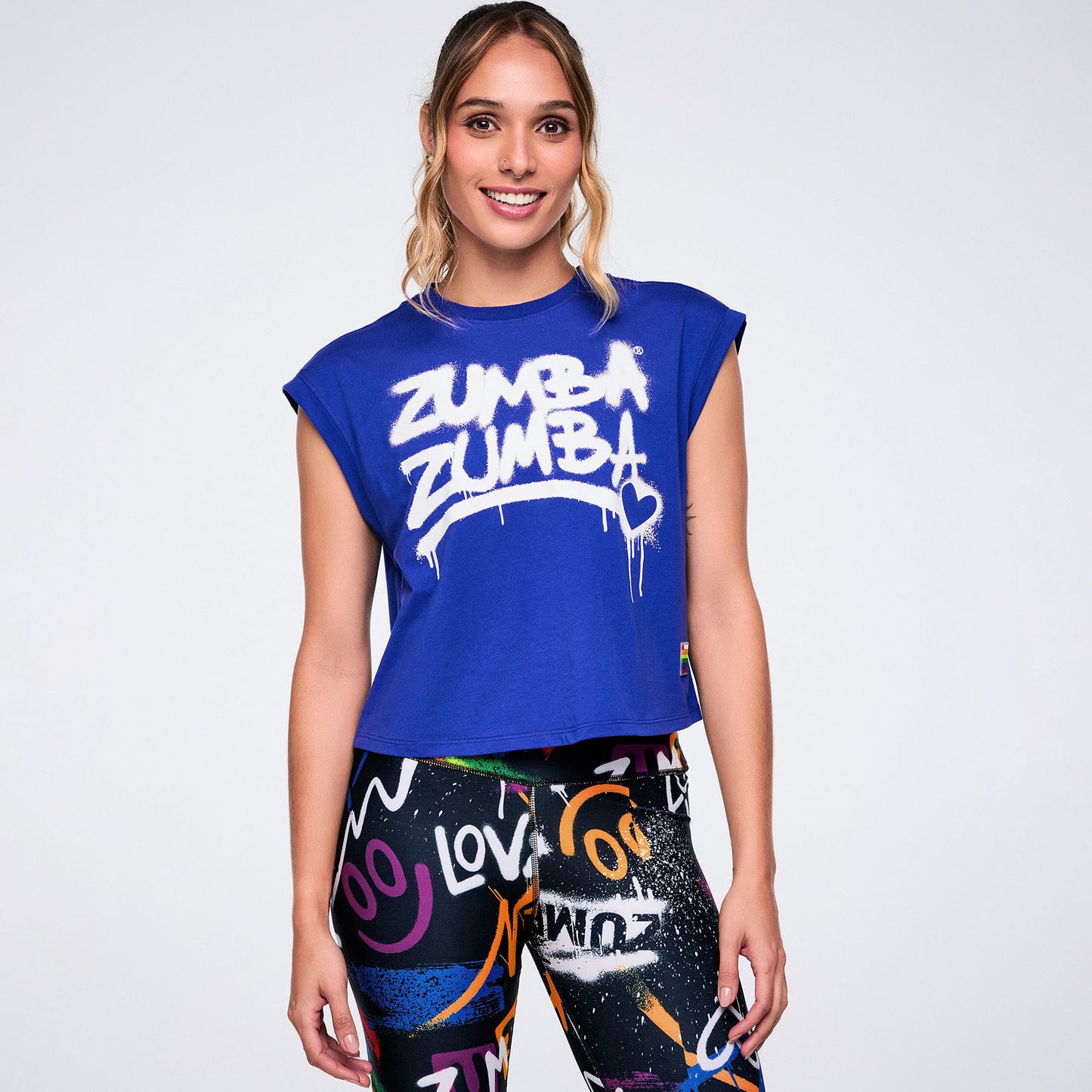 Pride Extended Shoulder Loose Tank Z1T001147