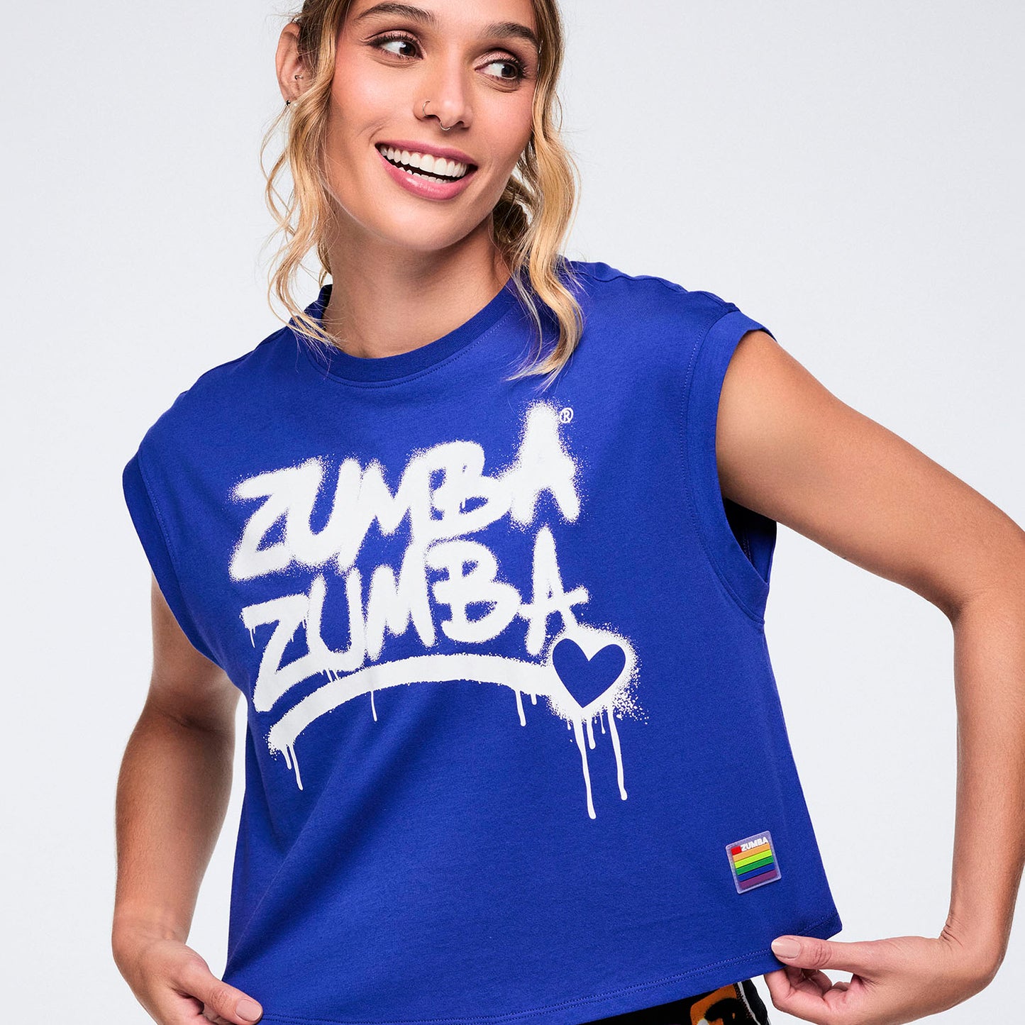 Pride Extended Shoulder Loose Tank Z1T001147