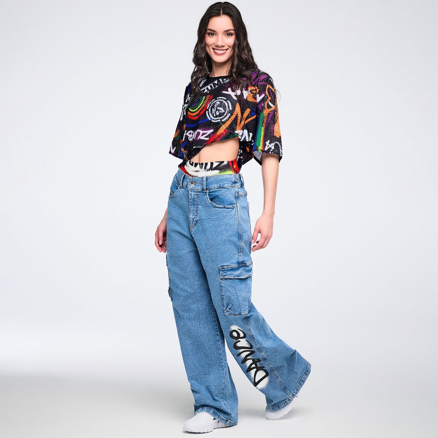 Pride Boxy Dolman Crop Top Z1T001150