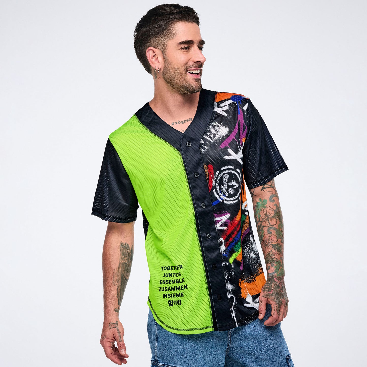 Pride Baseball Button Up Z1T001152