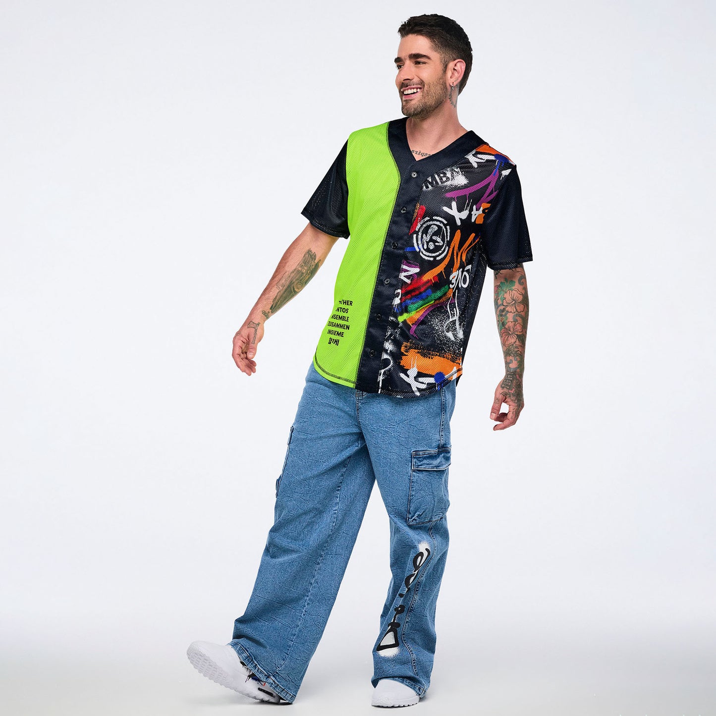 Pride Baseball Button Up Z1T001152