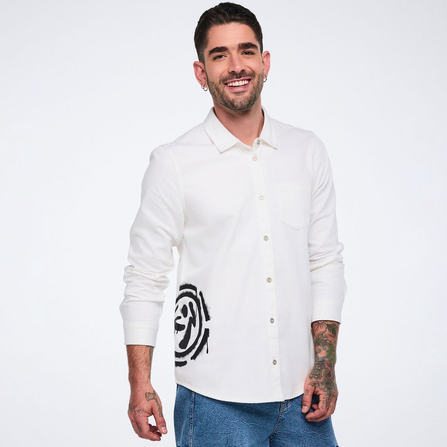 Pride Long Sleeve Button Down Z1T001153