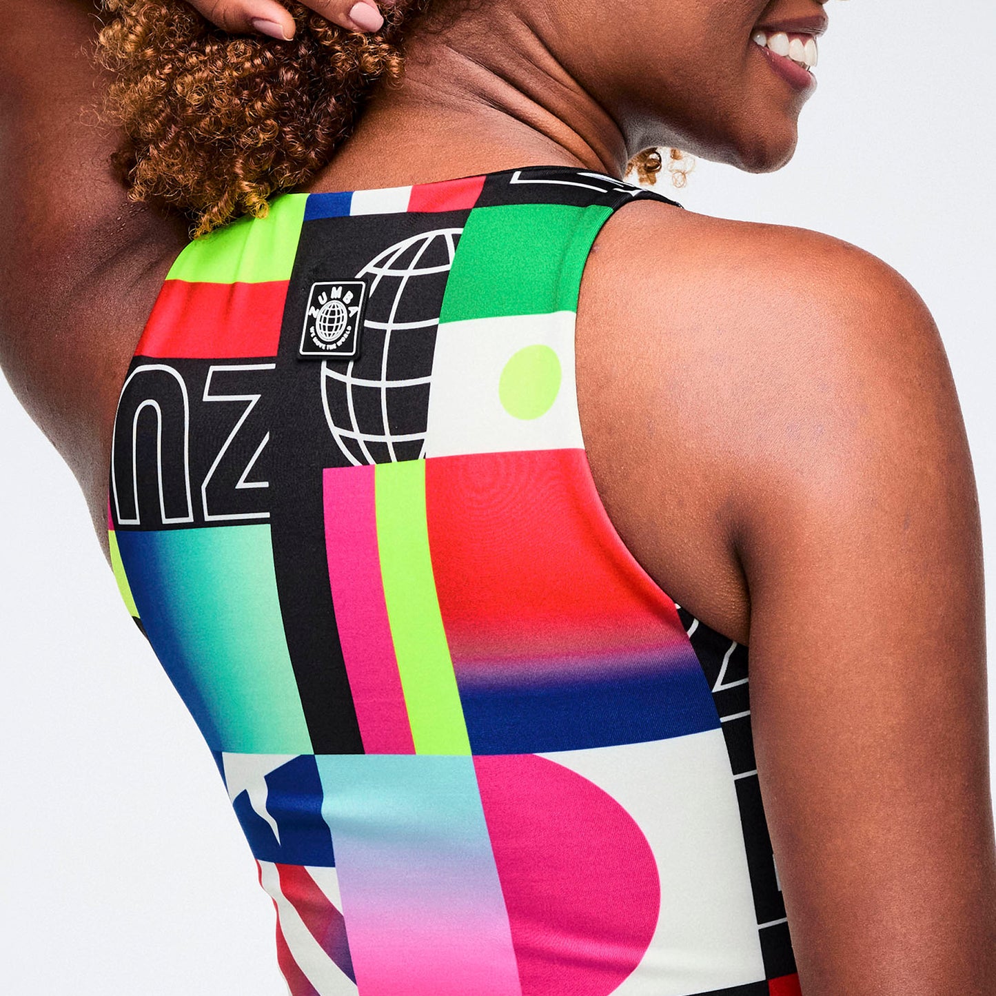 Worldwide High Neck Crop Top Z1T001161