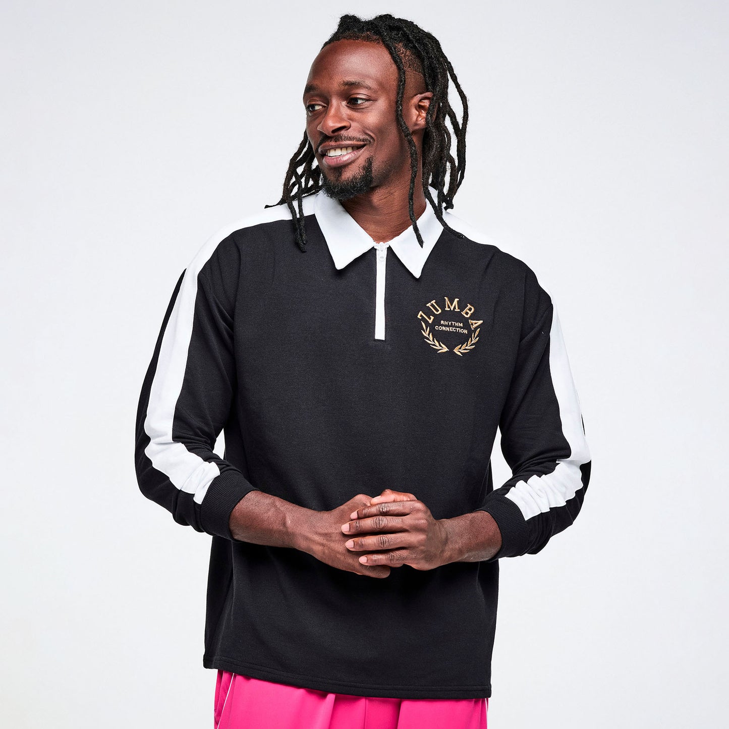 Worldwide Long Sleeve Zip Polo Z1T001172