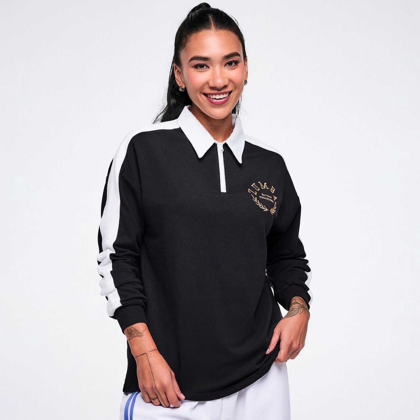 Worldwide Long Sleeve Zip Polo Z1T001172