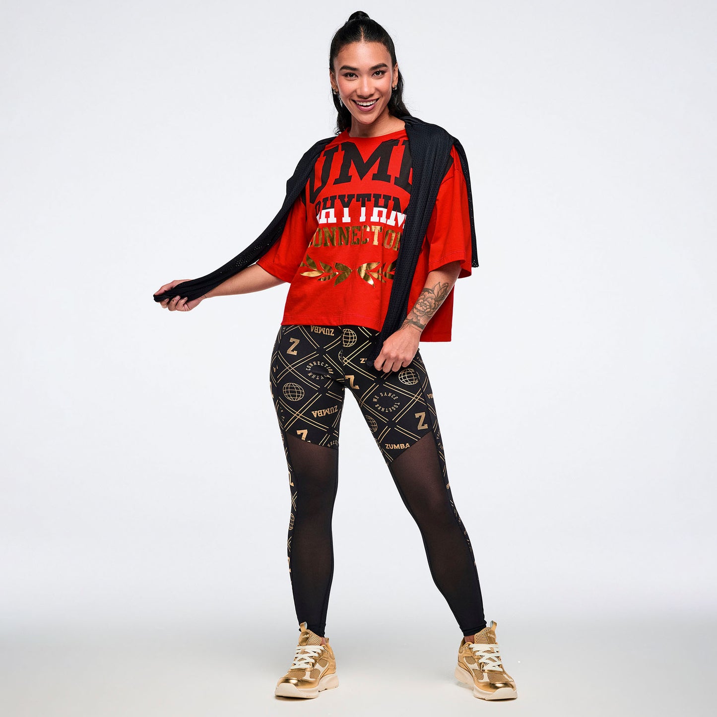 Worldwide Oversized Boxy Crop Top Z1T001173