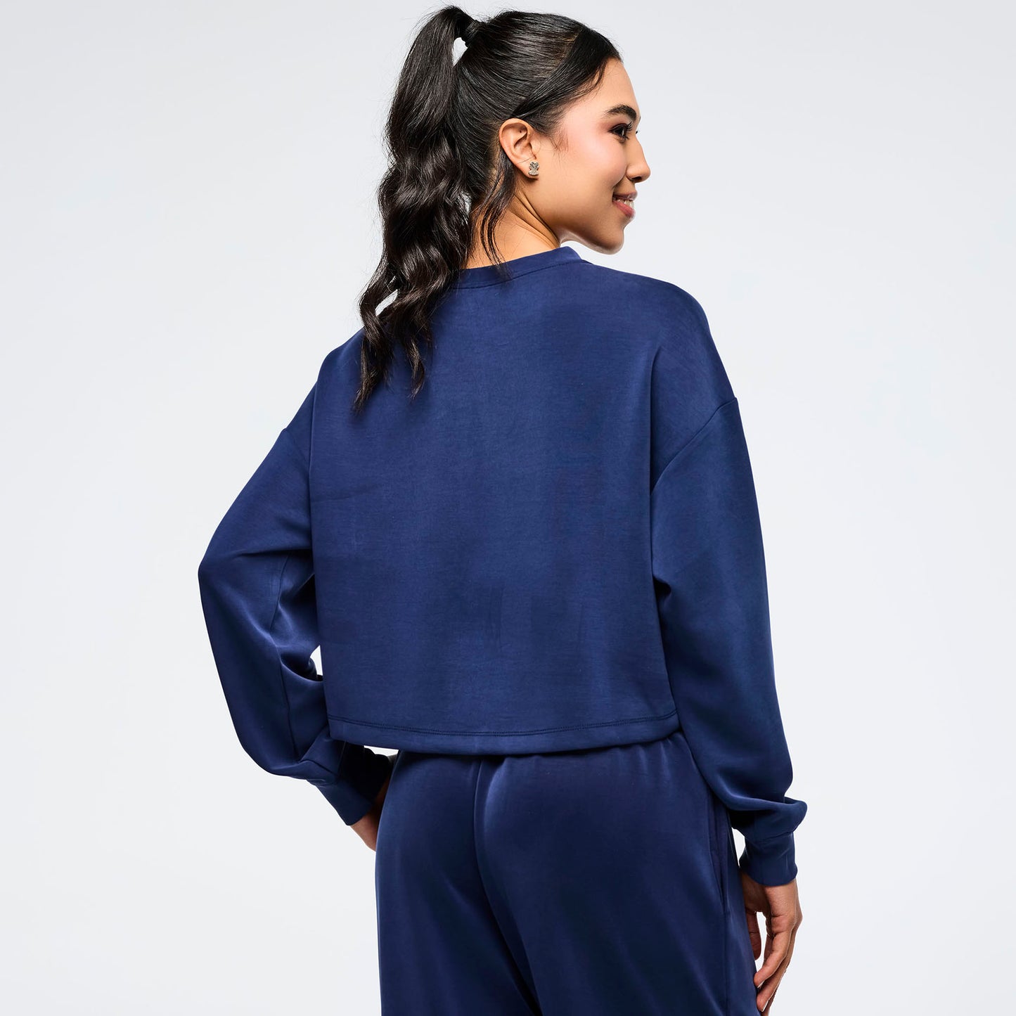 Apres Zumba Crew Neck Long Sleeve Top