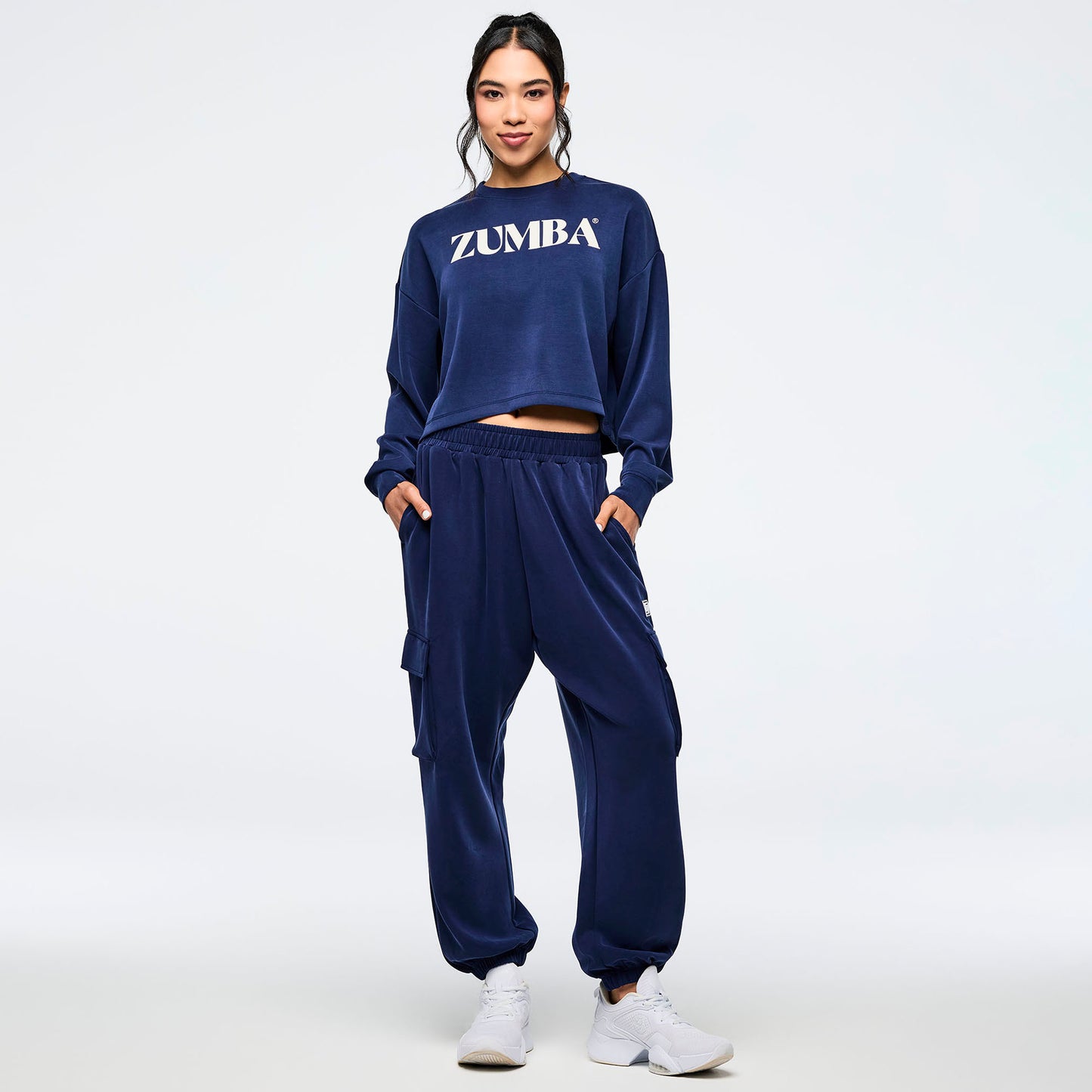 Apres Zumba Crew Neck Long Sleeve Top