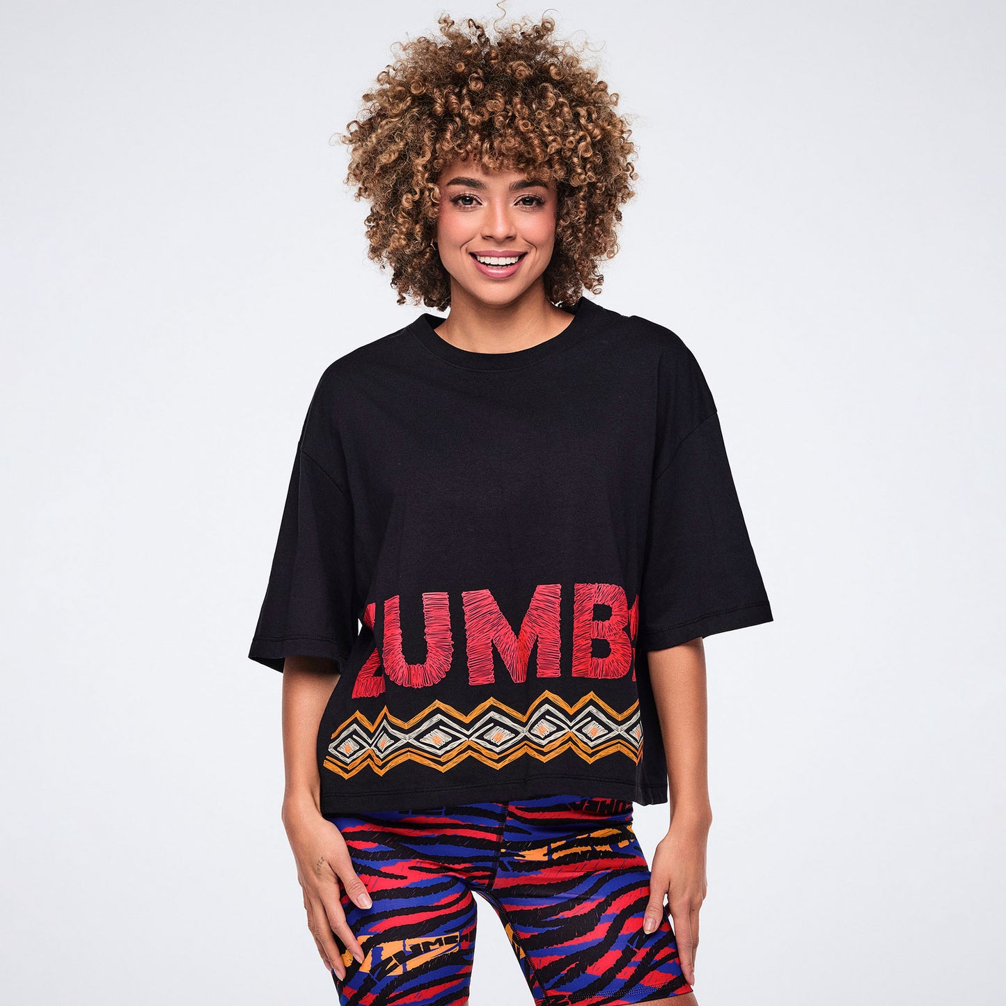 Wildbeat Oversized Boxy Crop Top Z1T001183