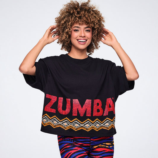 Wildbeat Oversized Boxy Crop Top Z1T001183