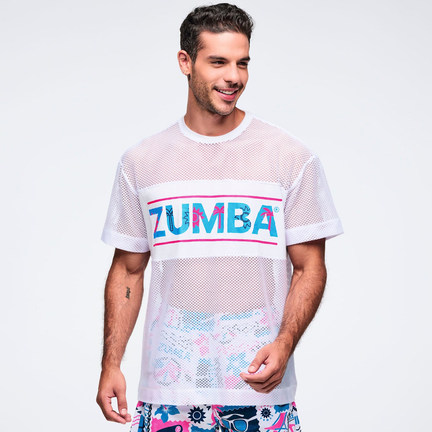 Zumba Cruise Boxy Mesh Top