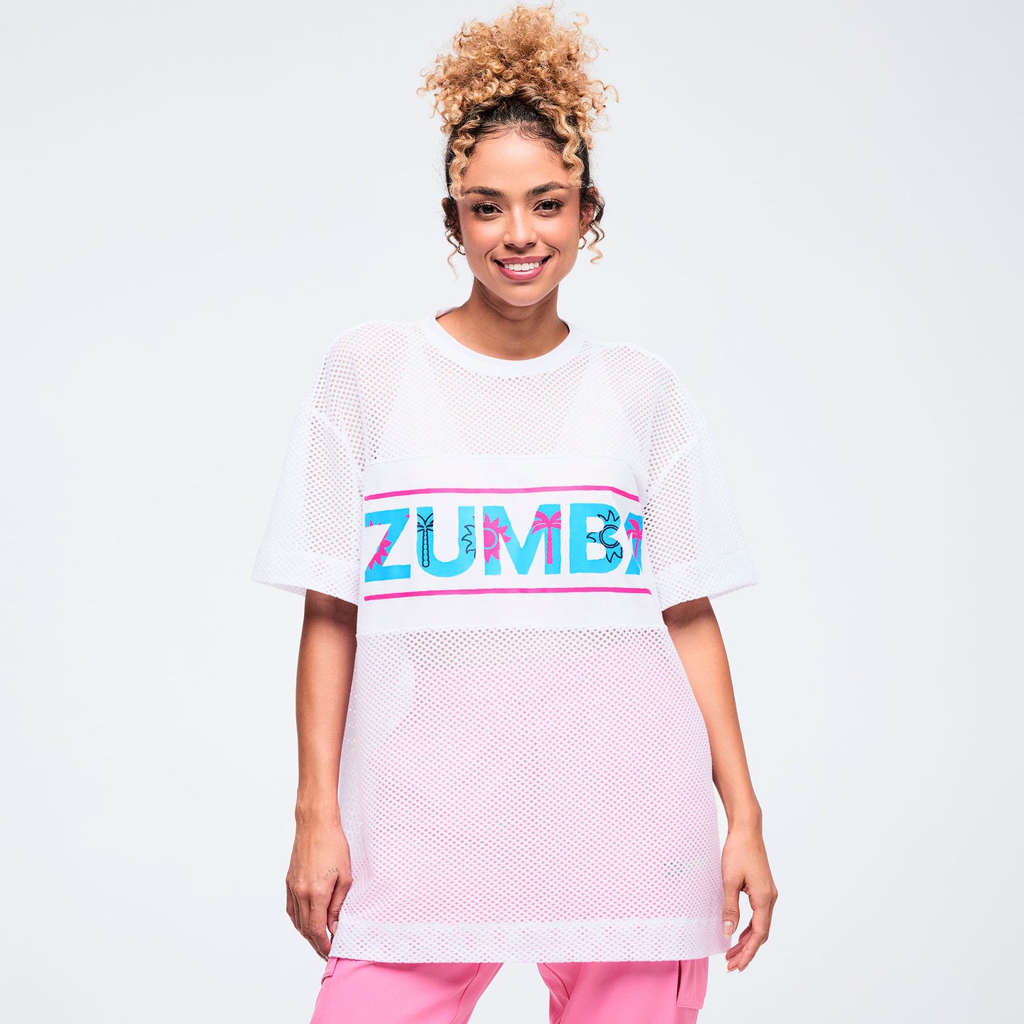 Zumba Cruise Boxy Mesh Top