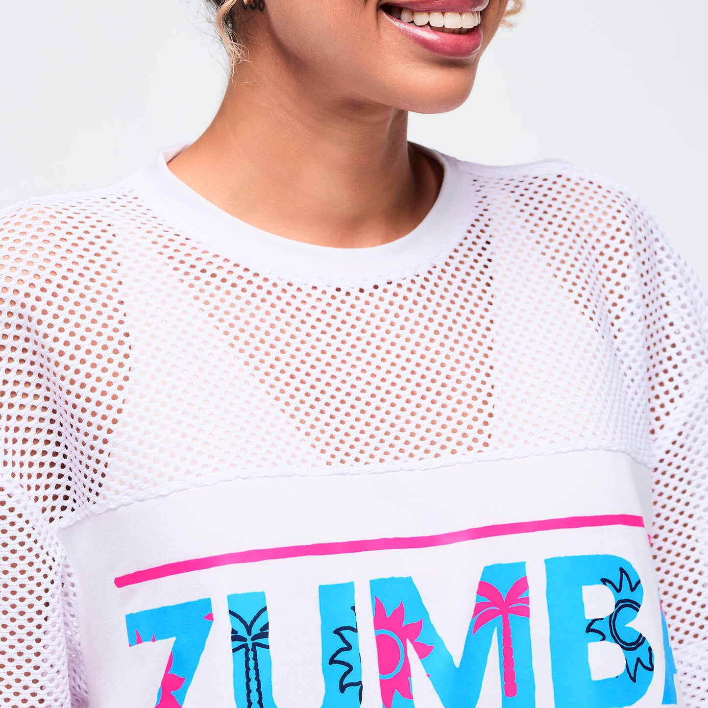 Zumba Cruise Boxy Mesh Top