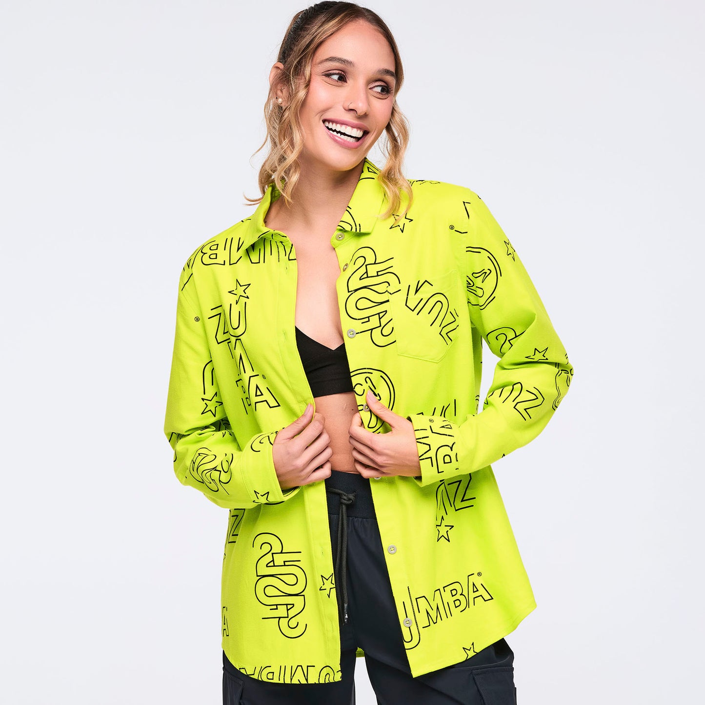 Zumba 25 Button Down Z1T001191