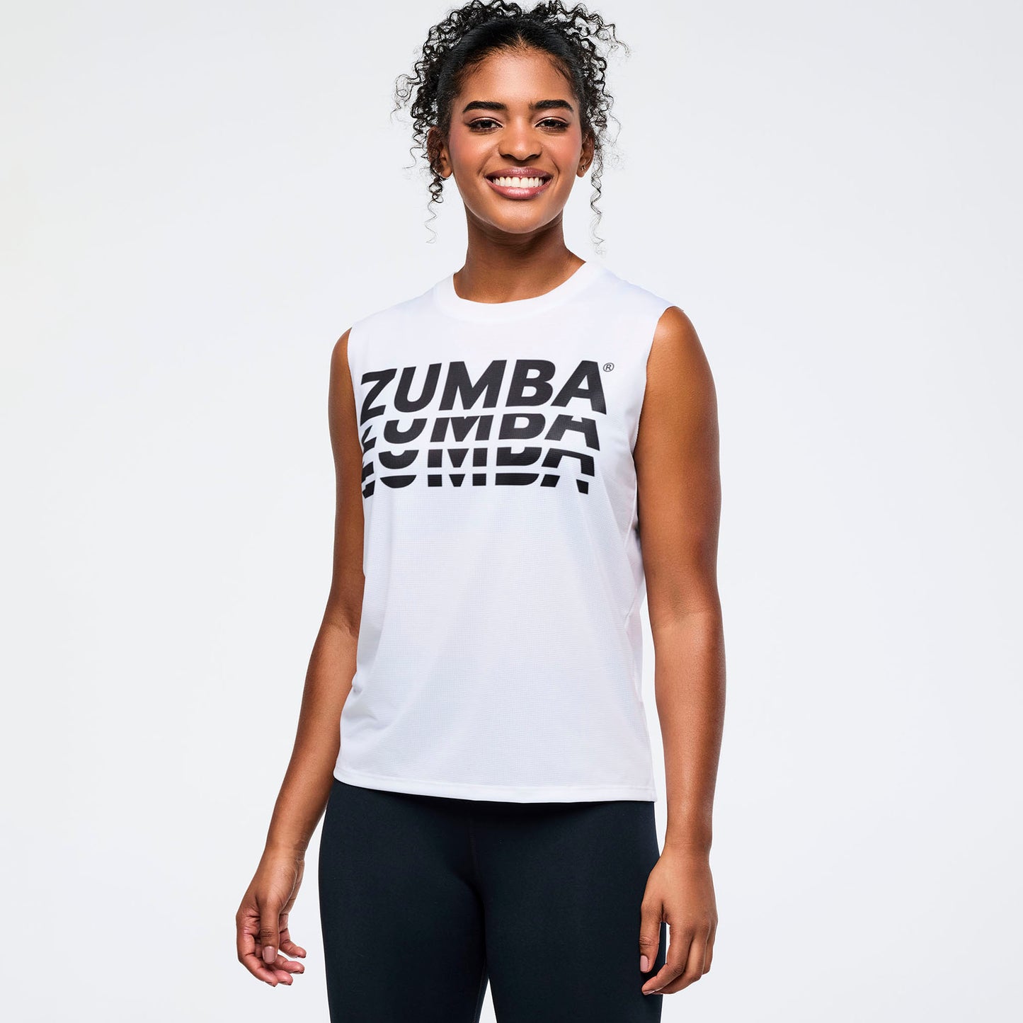 Zumba Basic Crew Neck MESH Muscle Tank Z1T001195
