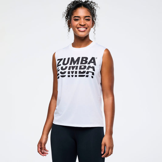 Zumba Basic Crew Neck MESH Muscle Tank Z1T001195