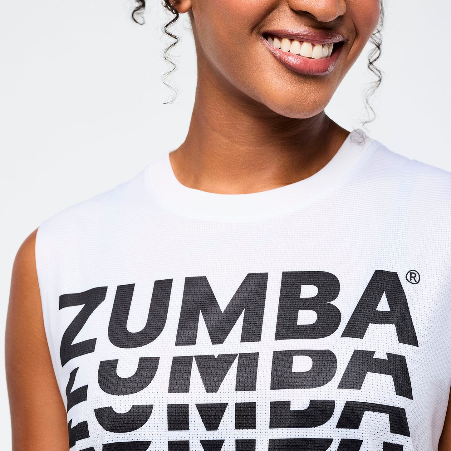 Zumba Basic Crew Neck MESH Muscle Tank Z1T001195