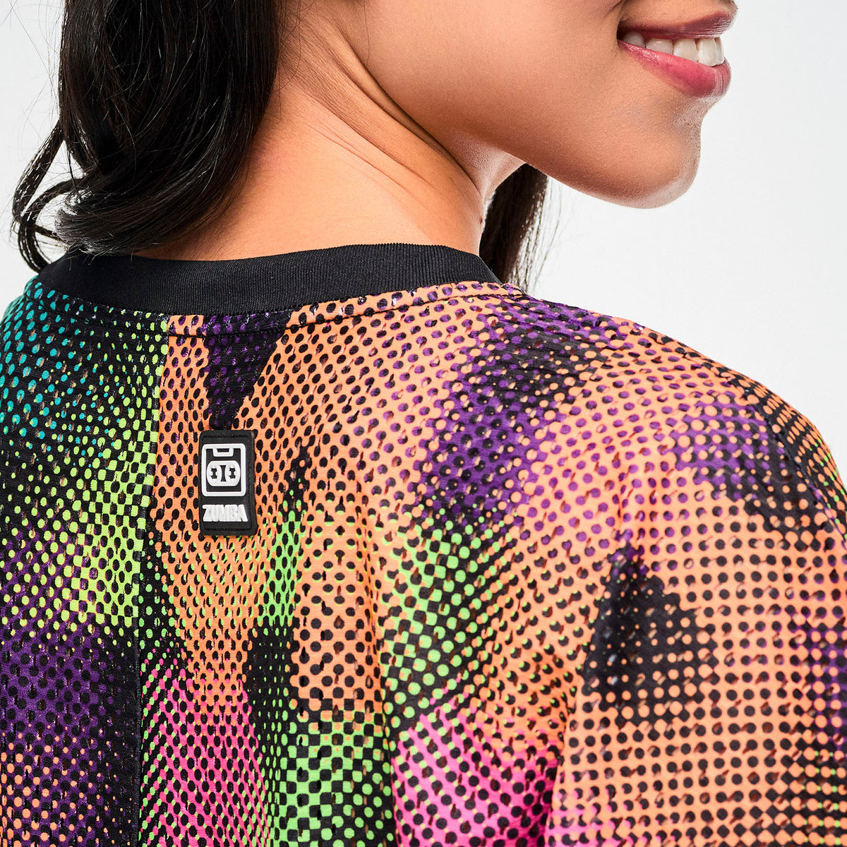 Electric Feel Boxy Dolman Crop Top