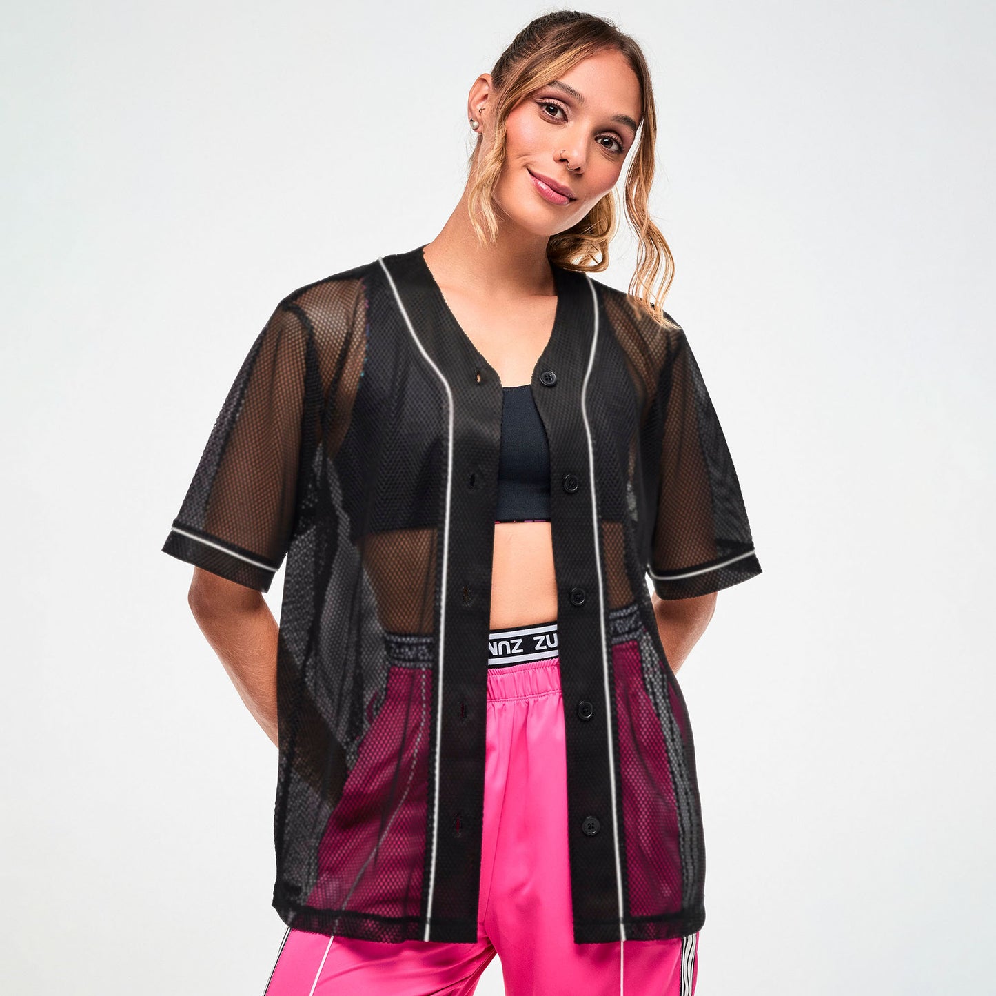 Electric Feel Unisex Mesh Baseball Jersey