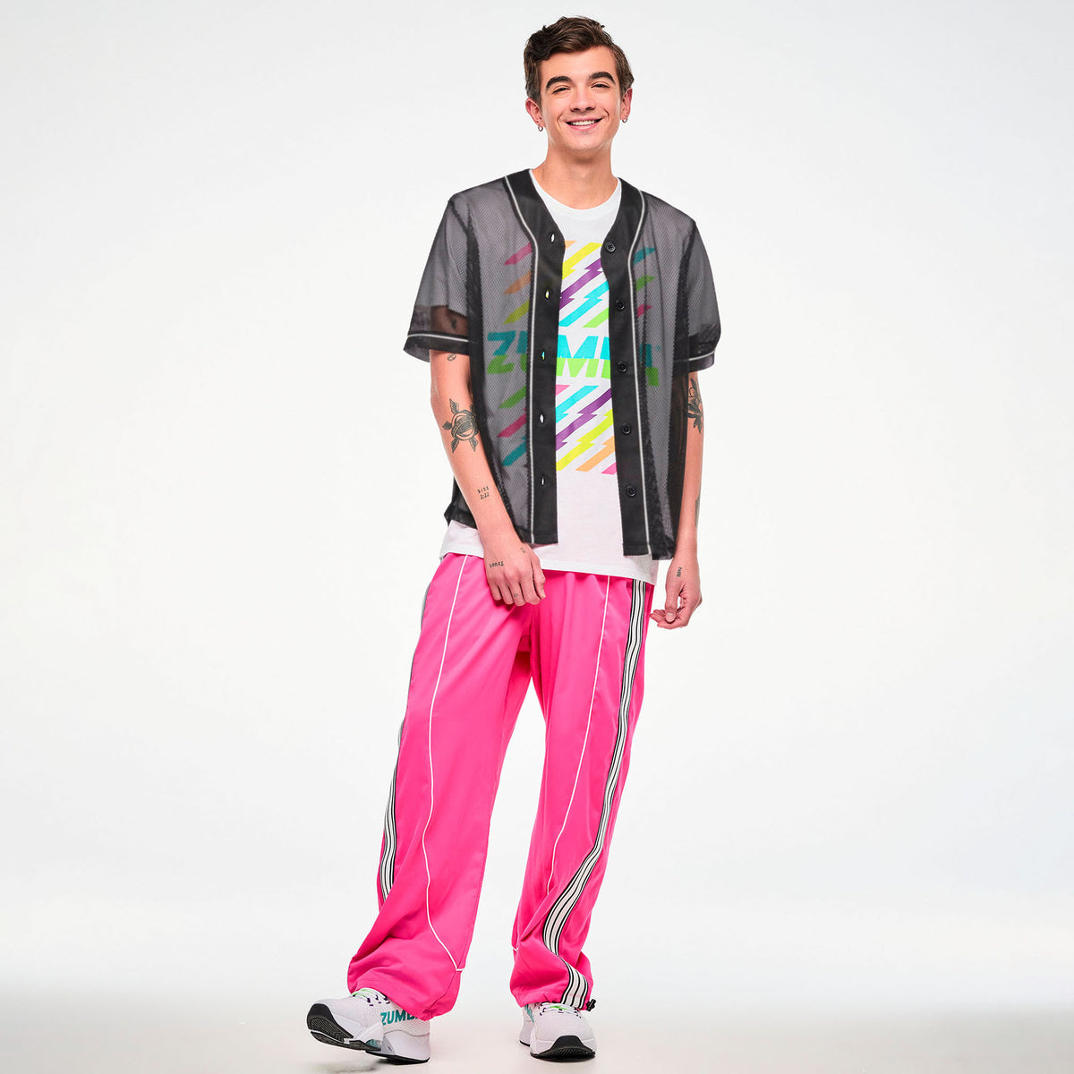 Electric Feel Unisex Mesh Baseball Jersey