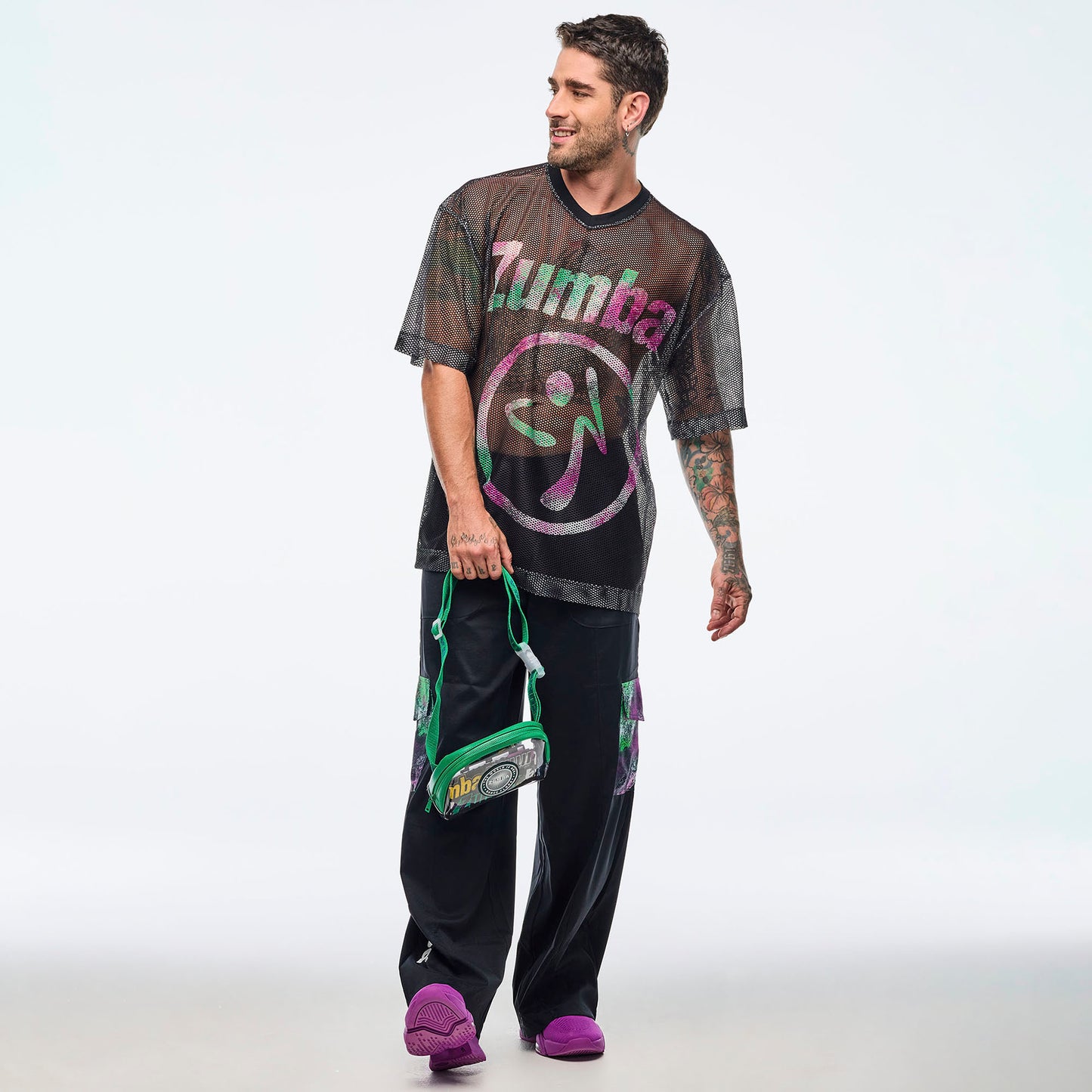 Oversized Long Mesh V Neck Top ★COMING SOON★