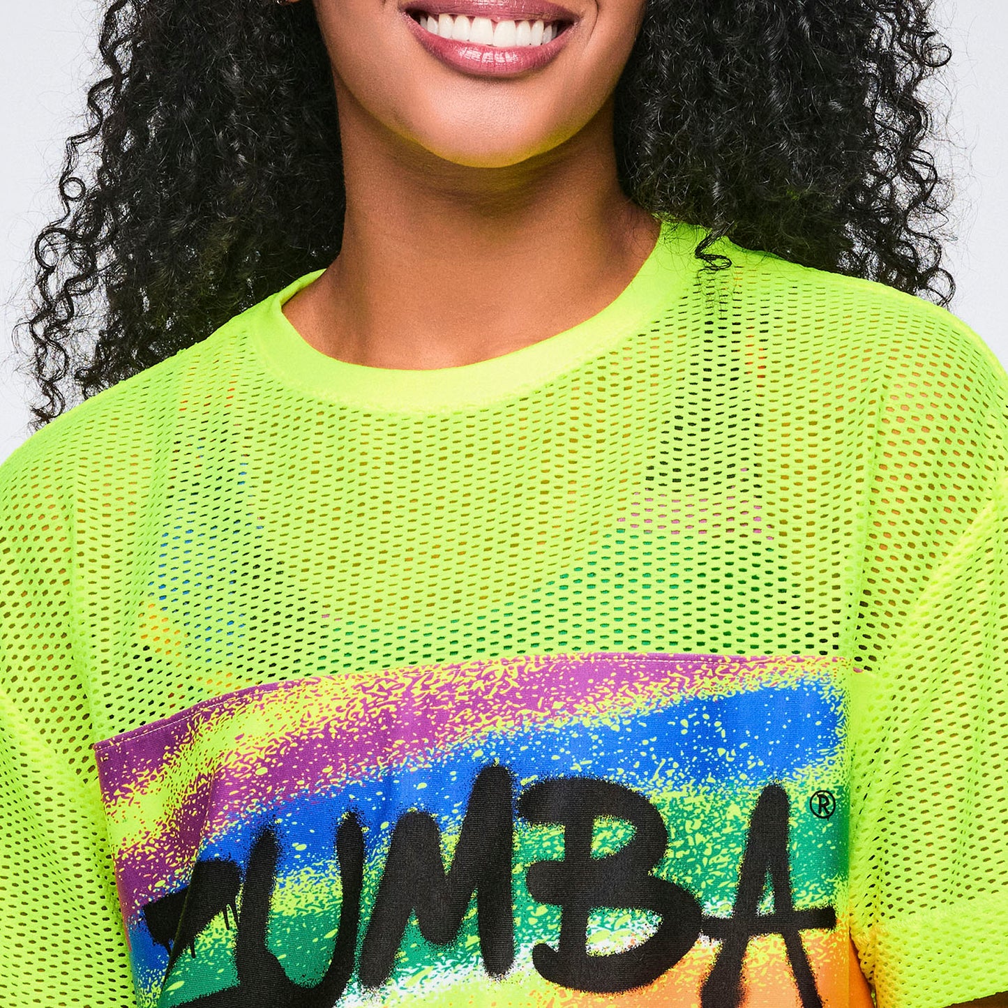 Pride Boxy Mesh Top Z1T001255