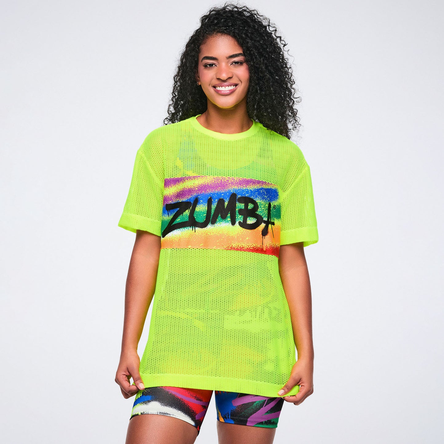 Pride Boxy Mesh Top Z1T001255