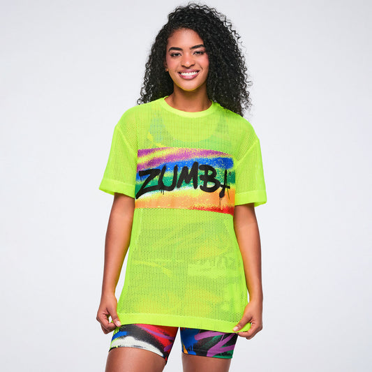 Pride Boxy Mesh Top Z1T001255