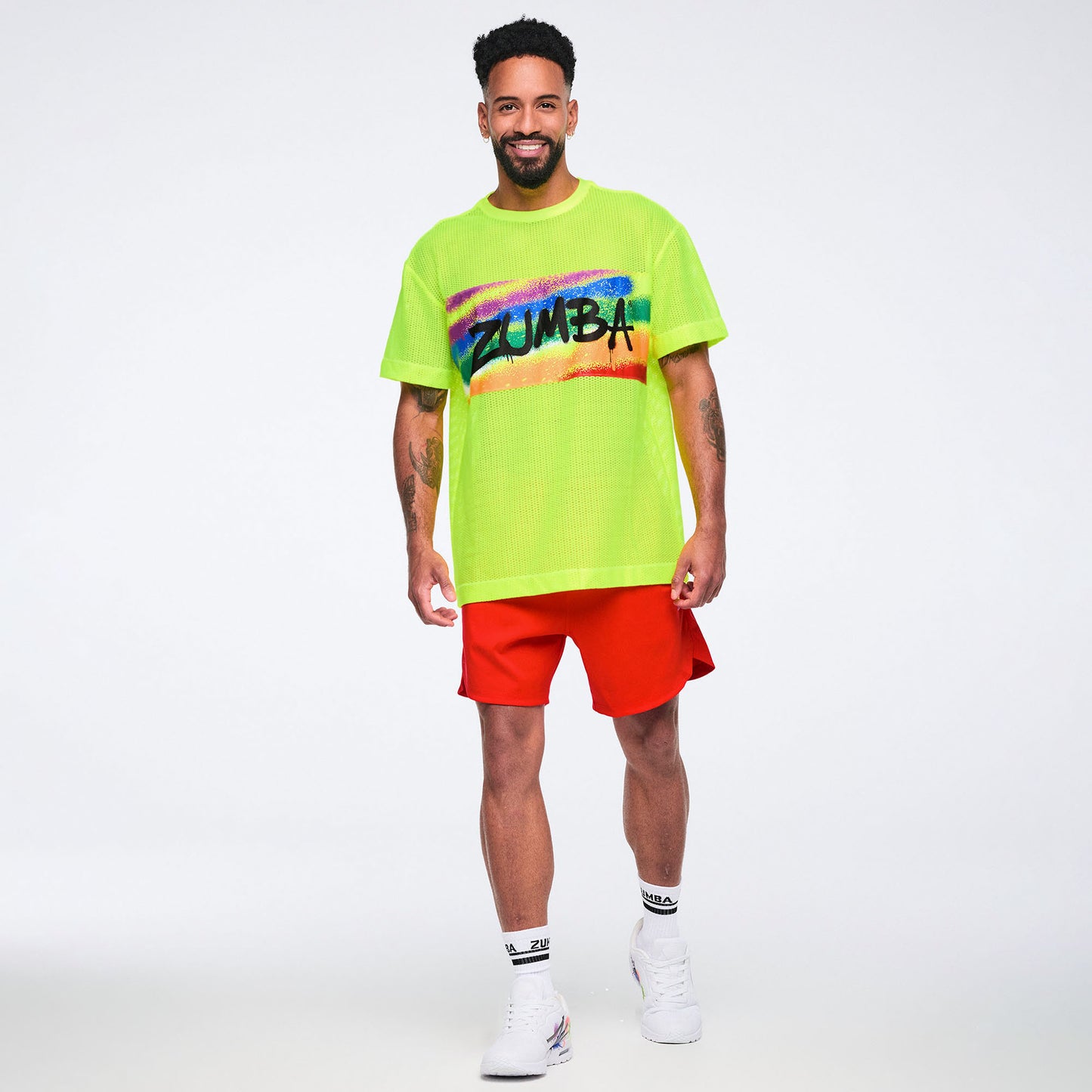Pride Boxy Mesh Top Z1T001255