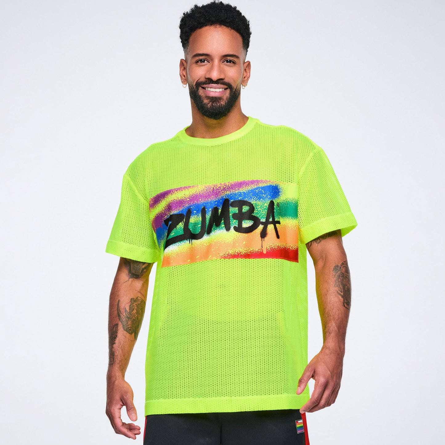 Pride Boxy Mesh Top Z1T001255