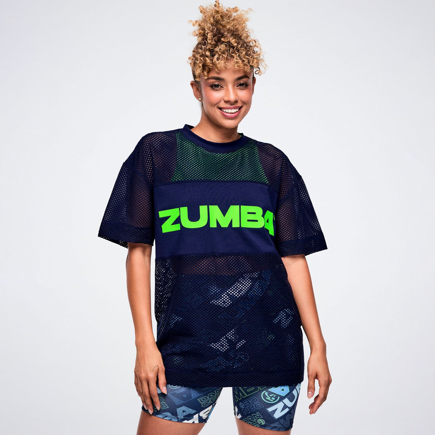 Jean Jamz Boxy Mesh Top Z1T001269