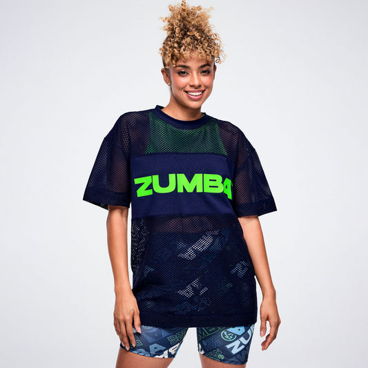 Jean Jamz Boxy Mesh Top Z1T001269