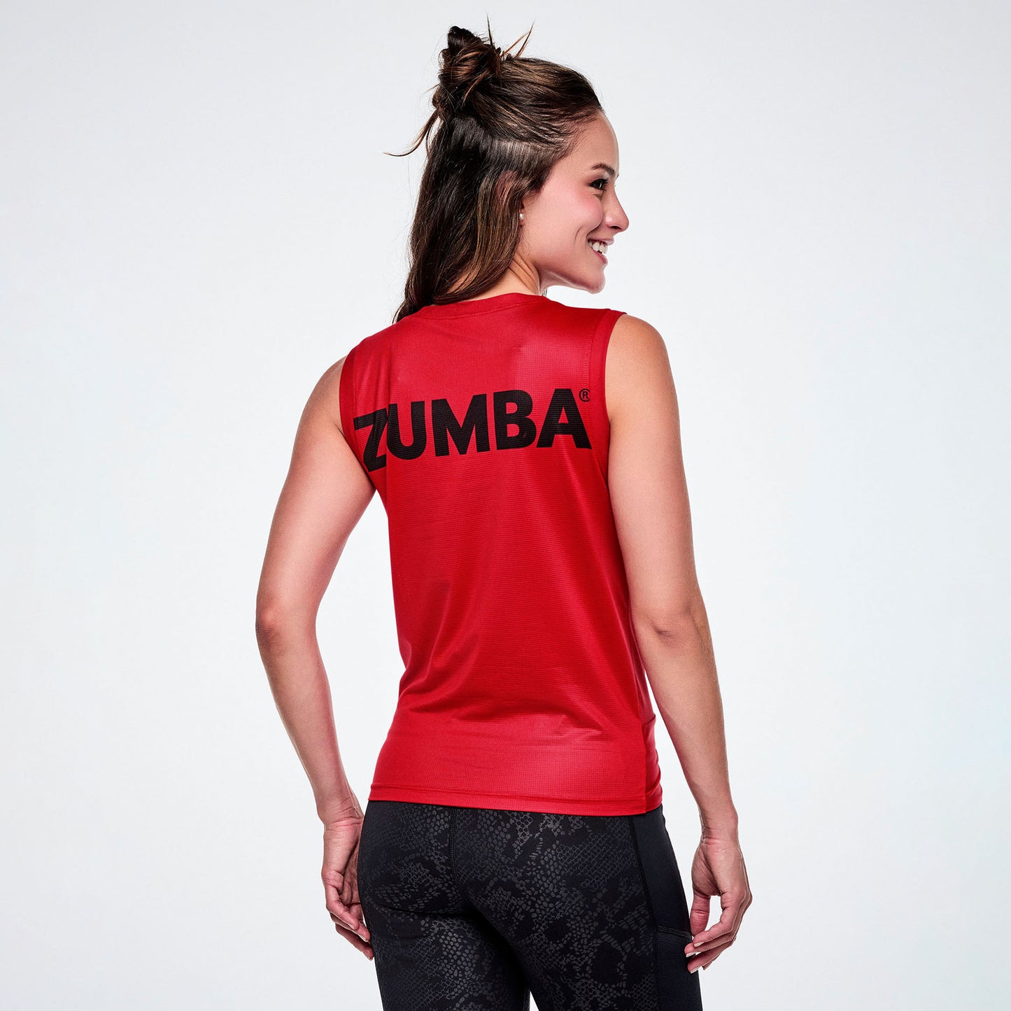 Rock 'n' Roll Front Twist Mesh Tank Z1T001290