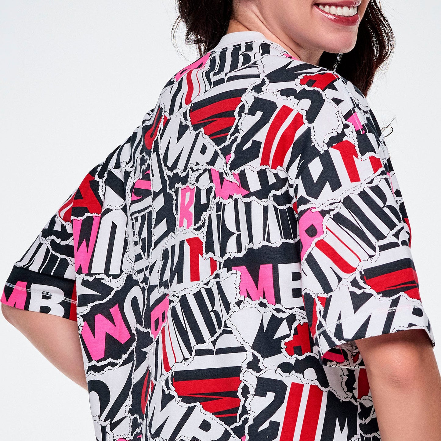 Rock 'n' Roll Oversized Boxy Crop Top Z1T001294